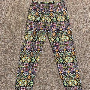 WinWin Colorful Xs & diamonds leggings size Small
